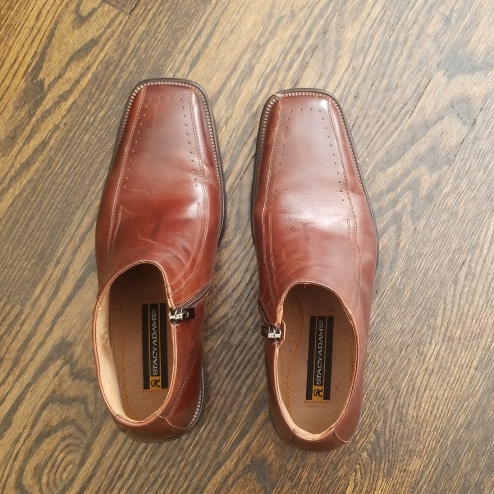 Men's Stacy Adams Brown Chukka Boots - Size 8.5